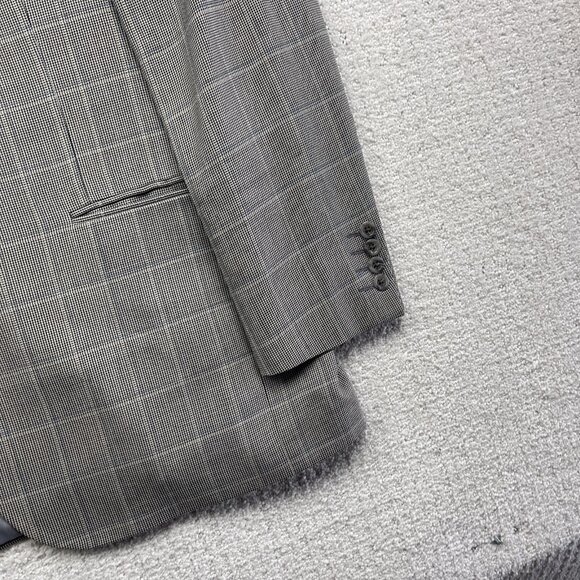 Jack Victor Collection Mens Sports Coat Jacket Listonwood 40R Wool Plaid Preppy - Picture 4 of 15